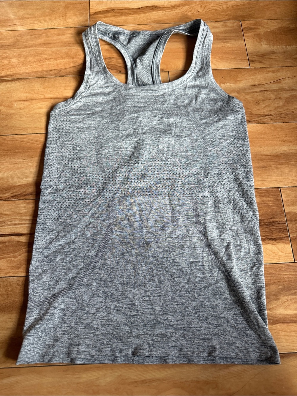 Gray Lululemon Racerback Tank Top - Lightweight Women's Active Tank